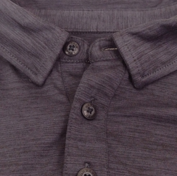 G.H. Bass & Co Charcoal Slate Polo Shirt 2XL - Picture 3 of 11